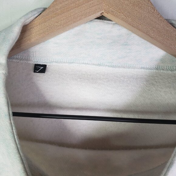 Gymshark So Soft Sweatshirt Tunic S Heathered Pale Aqua - Picture 6 of 10